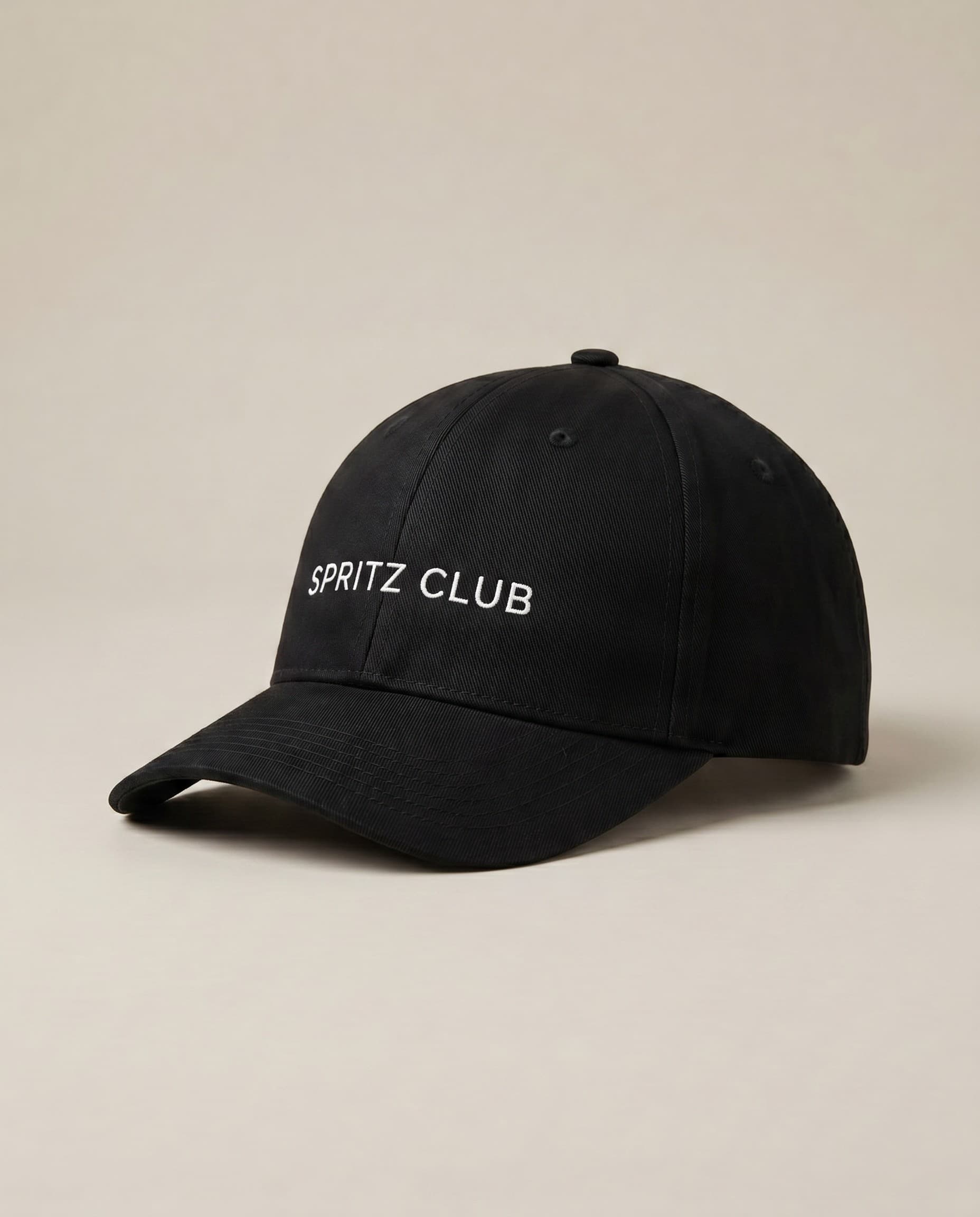 Spritz Club structured cap, three-quarter product view